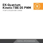 ekwb EK-Quantum Kinetic TBE D5 PWM Installation Manual preview