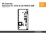 ekwb EK-Quantum Reflection PC-O11D XL D5 PWM D-RGB User Manual preview