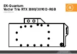 Preview for 1 page of ekwb EK-Quantum Vector RTX 3080/3090 D-RGB User Manual