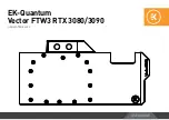 Preview for 1 page of ekwb EK-Quantum Vector Trinity RTX 3080/3090 User Manual