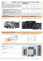 Предварительный просмотр 1 страницы ekwb EK-Quantum Vector Trio RTX 2080 Ti Installation Manual