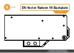 Preview for 1 page of ekwb EK-Vector Radeon VII Backplate Installation Manual