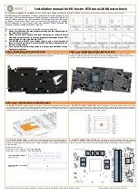 ekwb EK-Vector RTX Aorus 2080 Installation Manual предпросмотр