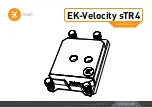 ekwb EK-Velocity sTR4 User Manual предпросмотр