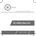 Предварительный просмотр 1 страницы ekwb EK-XRES Revo D5 User Manual