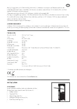 Предварительный просмотр 3 страницы El-Björn A 155F Manual