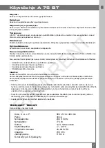 Preview for 7 page of El-Björn A 75 BT Instruction Manual