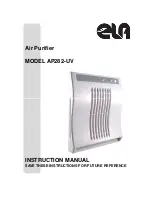 Предварительный просмотр 1 страницы ELA AP282-UV Instruction Manual