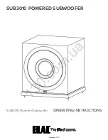 Предварительный просмотр 2 страницы ELAC SUB3010 Operating Instructions Manual