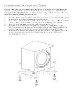 Предварительный просмотр 26 страницы ELAC SUB3070 Operating Instructions Manual