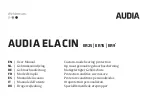 Preview for 1 page of Elacin Audia ER15 User Manual