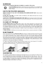 Предварительный просмотр 3 страницы Elaflex ZV SW Installation And Operating Manual