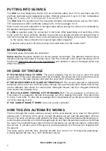 Preview for 4 page of Elaflex ZVA Slimline 2 Installation And Operating Information