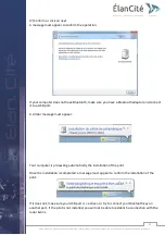 Предварительный просмотр 33 страницы Elan Cite Evolis Solution User Manual
