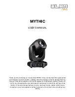 ELAN Lighting MYTHIC User Manual preview