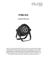 Предварительный просмотр 1 страницы ELAN Lighting PSD-312 User Manual