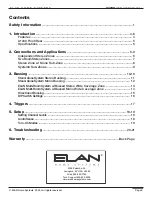 Предварительный просмотр 5 страницы Elan A1240 Installation Manual