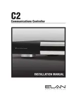 Elan C2 Communications Controller Installation Manual предпросмотр