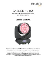 Elan CABLED 1915Z User Manual предпросмотр