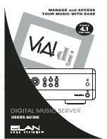 Предварительный просмотр 1 страницы Elan Digital Music Server User Manual