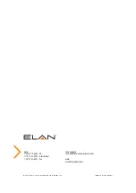 Preview for 20 page of Elan EL-4KPM-V88-A2416 User Manual