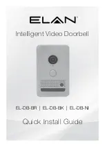 Предварительный просмотр 1 страницы Elan EL-DB-BK Quick Install Manual