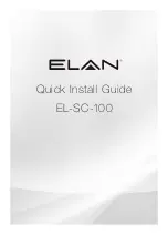 Elan EL-SC-100 Quick Install Manual предпросмотр