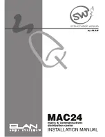 Elan MAC24 Installation Manual предпросмотр