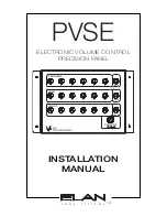 Elan PVSE Installation Manual предпросмотр