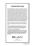 Предварительный просмотр 60 страницы Elan XP84 Installation Manual