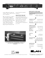 Предварительный просмотр 2 страницы Elan Z Series Z-300 Brochure & Specs