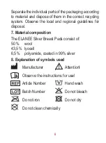 Предварительный просмотр 8 страницы ELANEE 218-00 Instructions For Use Manual