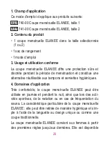 Preview for 20 page of ELANEE 740-00 Instructions For Use Manual