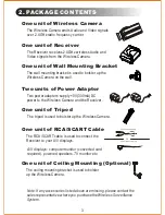 Preview for 5 page of ELANsat Tech vc-s101 User Manual