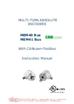 ELAP MEM40 Bus Instruction Manual предпросмотр