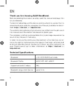 Preview for 4 page of Elari BeatBand EBB-001 User Manual