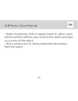 Preview for 13 page of Elari kidphone 2 Multilingual User Manual