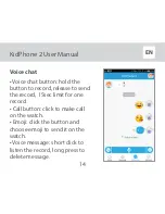 Preview for 14 page of Elari kidphone 2 Multilingual User Manual