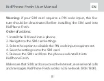 Предварительный просмотр 8 страницы Elari KidPhone Fresh Multilingual User Manual