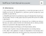 Preview for 134 page of Elari KidPhone Fresh Multilingual User Manual