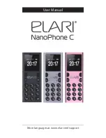 Preview for 1 page of Elari NanoPhone C Series User Manual