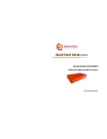 Предварительный просмотр 1 страницы Elastix NLX-microUCS Quick Start Manual