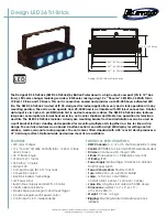 Предварительный просмотр 1 страницы Elation 36 Tri-Brick Technical Specifications