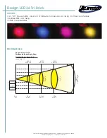 Предварительный просмотр 2 страницы Elation 36 Tri-Brick Technical Specifications