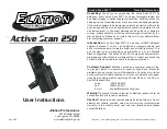 Предварительный просмотр 1 страницы Elation Active Scan 250 User Instructions