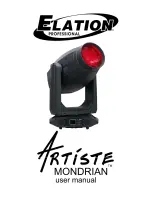 Предварительный просмотр 1 страницы Elation ARTISTE MONDRIAN User Manual