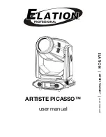 Предварительный просмотр 1 страницы Elation ARTISTE PICASSO User Manual