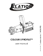 Elation COLOUR 5 PROFILE User Manual предпросмотр