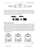 Предварительный просмотр 16 страницы Elation Design LED Par Zoom MH User Manual