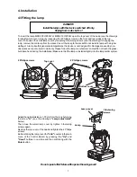 Предварительный просмотр 7 страницы Elation Design Spot 250 User Manual